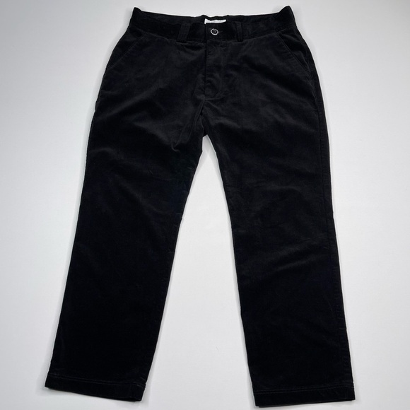 I LOVE Ugly Mens Slim Kobe Pant Corduroy Black Cotton Blend Office Career Street - Picture 1 of 16